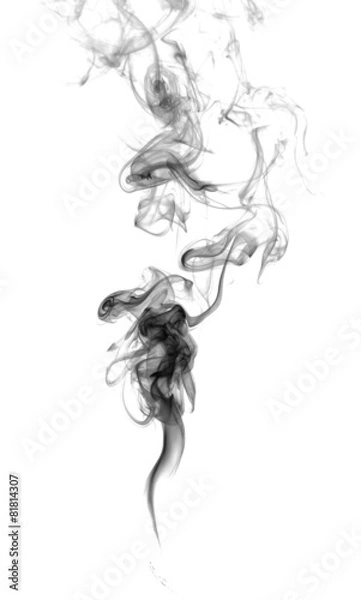 Fototapeta Abstract dark smoke