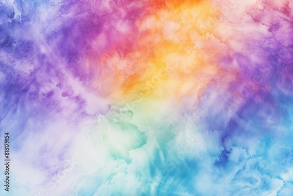 Fototapeta Abstract watercolor background. Generative AI