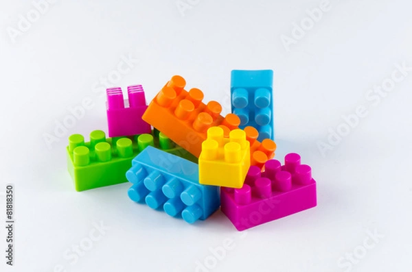 Obraz Plastikowe klocki.