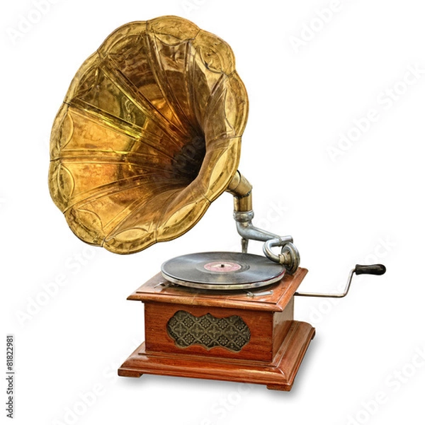 Obraz stary gramofon