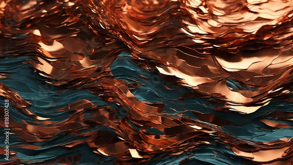 Obraz abstract copper background