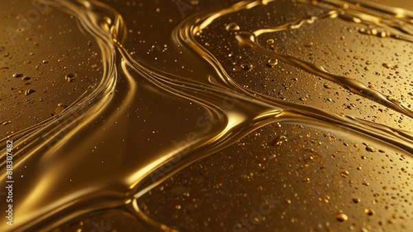 Obraz liquid gold