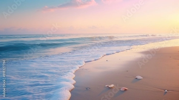 Obraz sunset on the beach