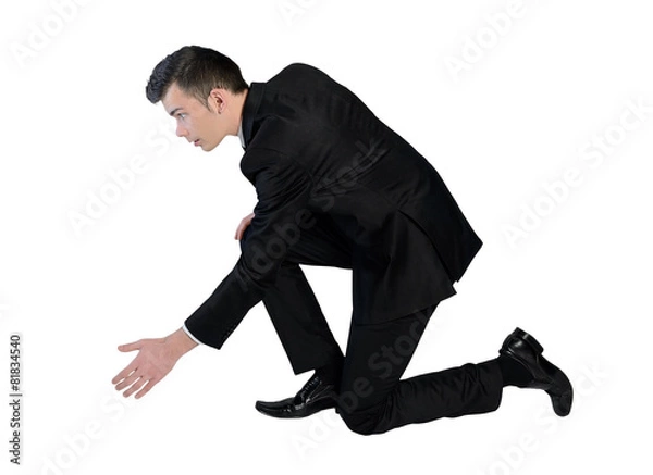 Obraz Business man help hand