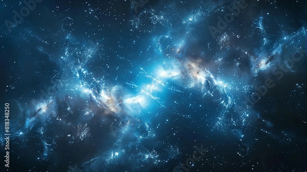 Fototapeta Nebula Cloud A Spectacular Display of Celestial Beauty Captured in Stunning Astrophotography
