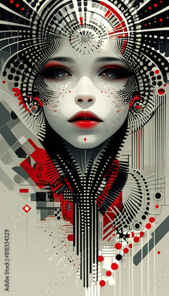 Fototapeta Abstract Techno Vortex