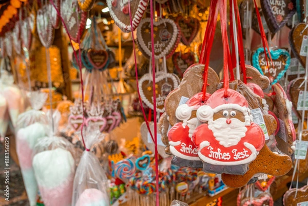 Fototapeta Bonn Christmas market in Germany in 2023