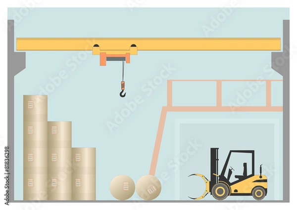 Obraz Overhead crane