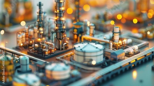 Obraz oil production process