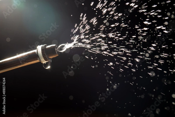 Obraz water spray from a watering can
