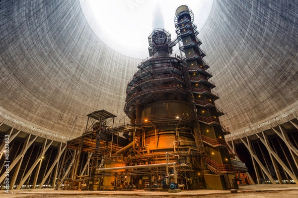 Obraz Thermal power plant interior