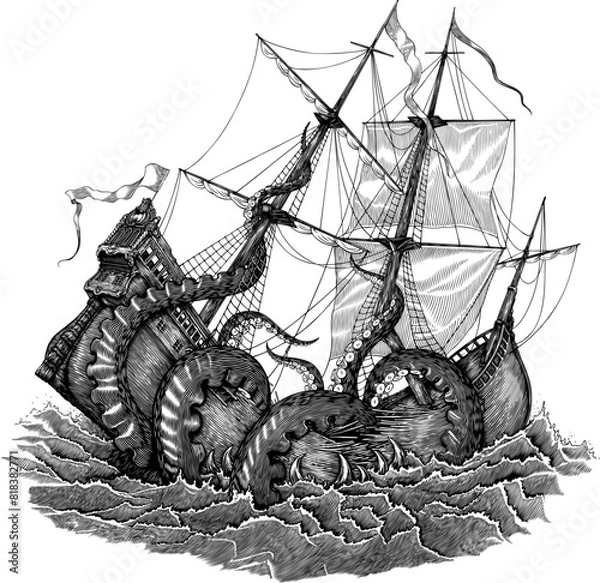 Obraz Kraken attacks