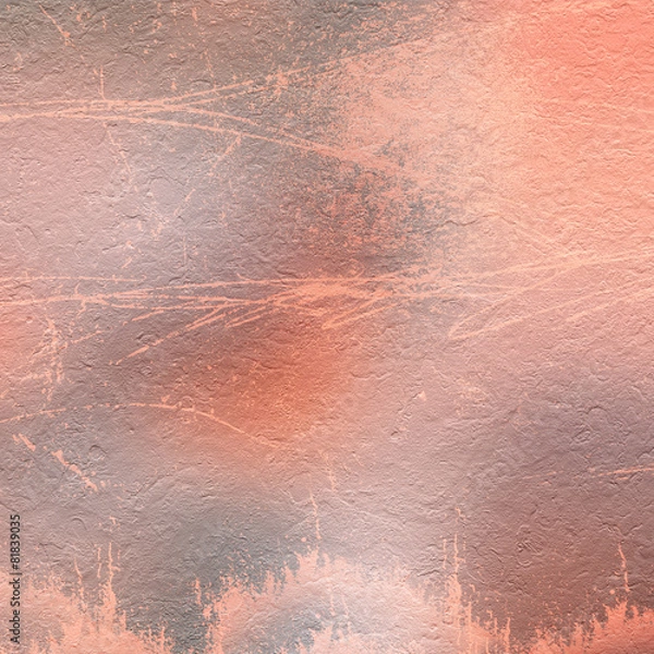 Fototapeta Collapsing cement wall. The background for illustrations