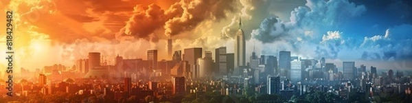 Fototapeta global warming concept