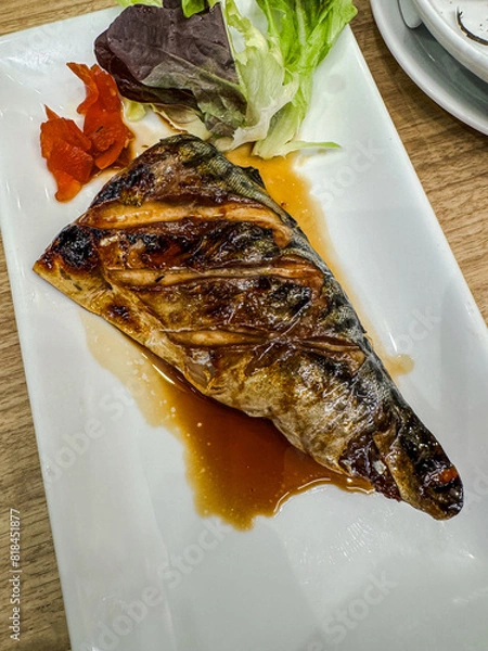 Obraz Grilled mackerelSaba fish  steak