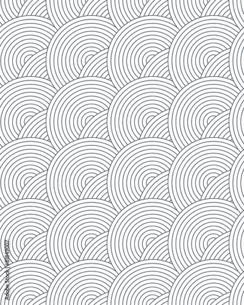 Obraz Seamless pattern with circles. Repeating modern stylish