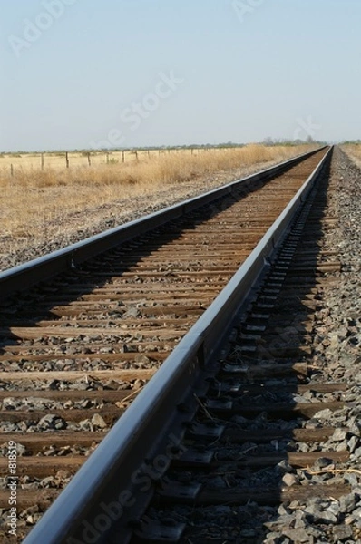 Fototapeta railroad tracks