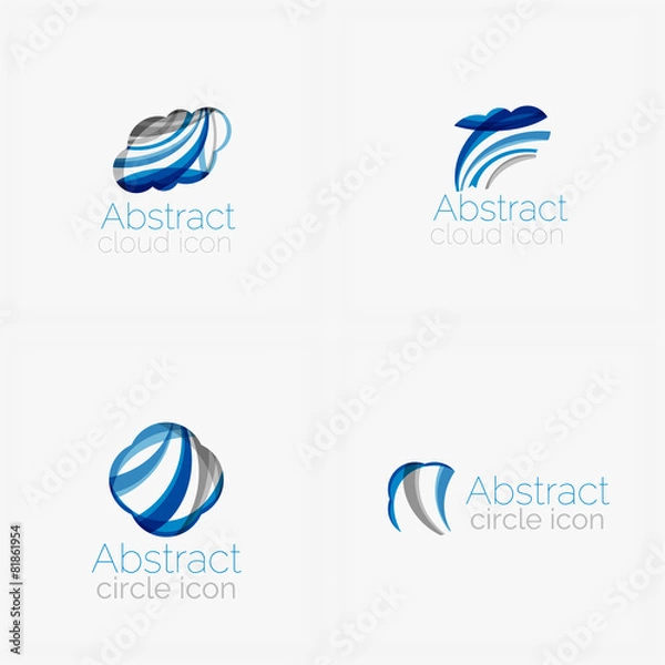 Fototapeta Circle abstract shape logo