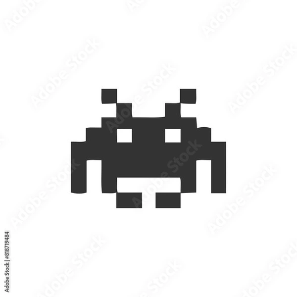 Obraz Video game console silhouette