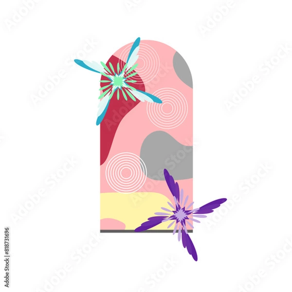 Fototapeta Scenery design on the window