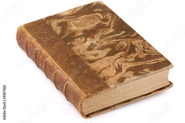 Fototapeta Bliska strzał z antycznej książki