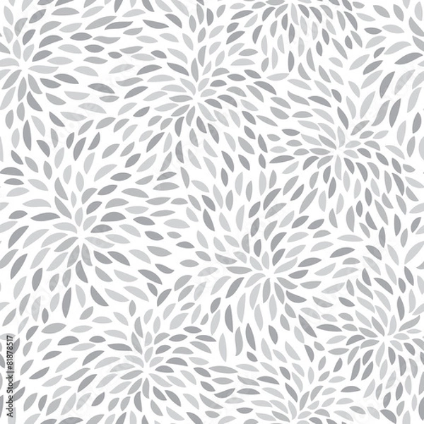 Fototapeta Vector flower pattern. Seamless floral background.