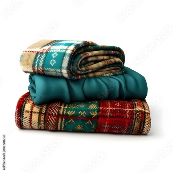 Obraz stack of colorful pillows