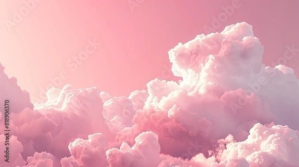 Obraz Pink Sky and Clouds