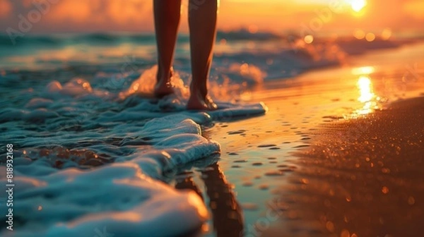 Obraz Sunset on the beach