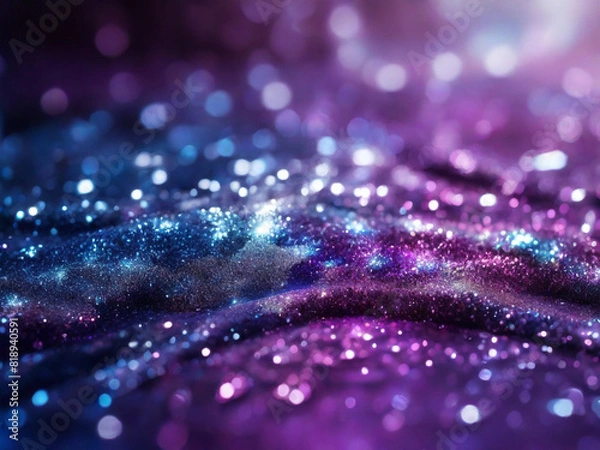 Fototapeta purple water drops background