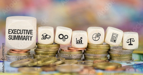 Fototapeta Executive Summary	