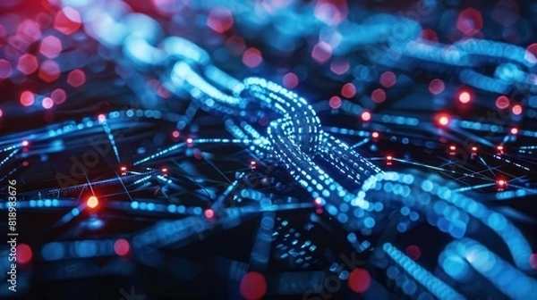 Fototapeta blockchain technology