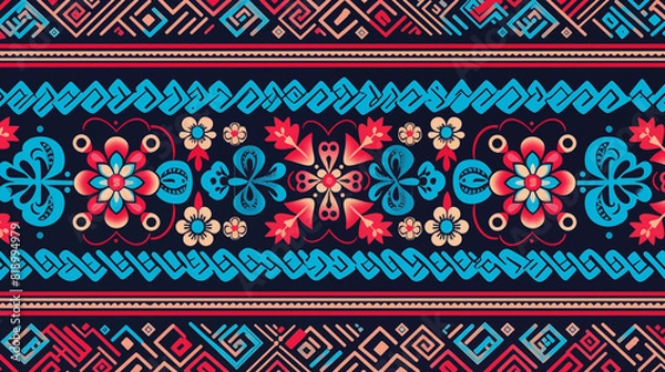 Fototapeta Abstract Image, Persian Carpet Florals, Textile Art, Particles, Pattern Style Texture, Background, Wallpaper, Desktop, Cell Phone and Smartphone Case, Computer Screen, Cell Phone and Smartphone, 16:9 