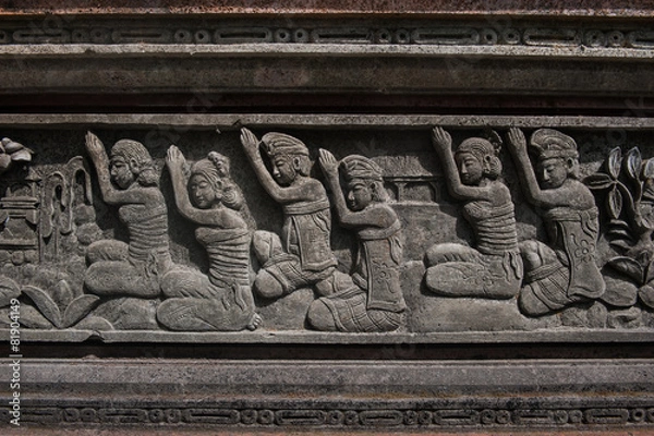 Obraz Hindu worshiping