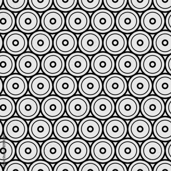 Fototapeta Seamless Round Pattern 3