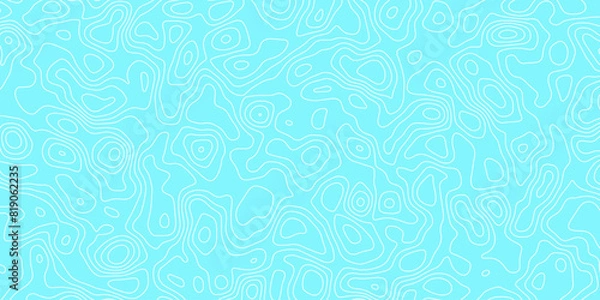 Fototapeta "Comprehensive Vector Illustration of a Topographic Map Highlighting Rich Topographical Features and Precise Topology, Ideal for Educational Materials, Geographical Studies, and Digital Art Projects