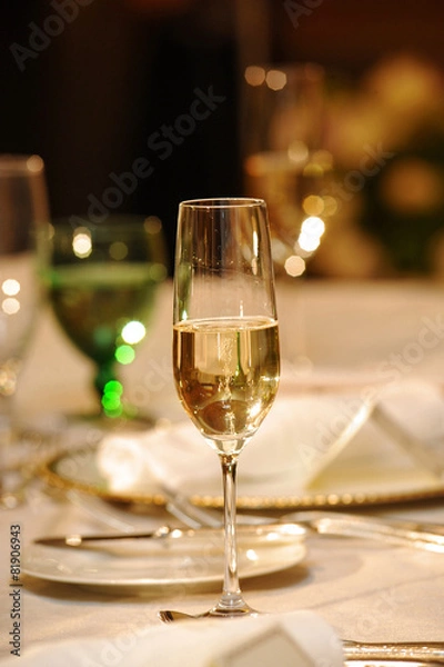 Fototapeta シャンパングラス