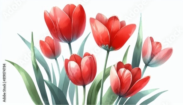 Fototapeta Red Tulip
