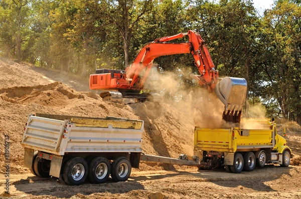 Fototapeta Fill Dump