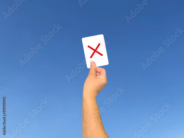 Fototapeta NO!　意思表示