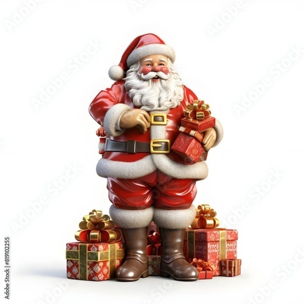 Obraz santa claus with gifts