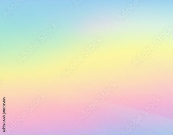 Obraz パステルカラーの虹色グラデーション