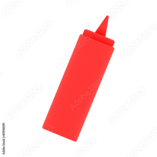 Fototapeta 3D Sauce container Red
