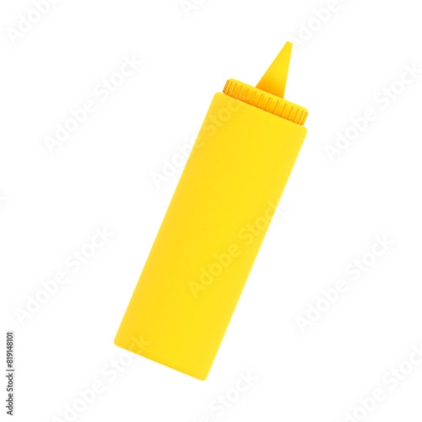 Fototapeta 3D Sauce container Yellow