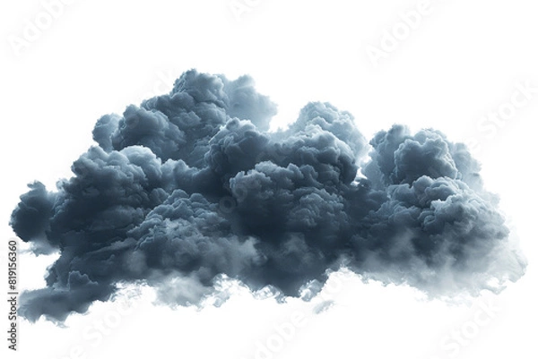 Obraz Dark storm cloud formation spreading across the sky, symbolizing atmospheric movement and impending weather changes.