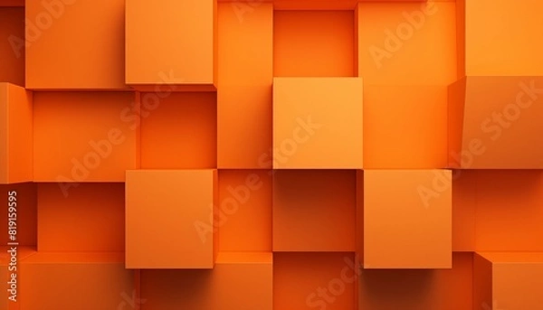 Obraz abstract orange background with squares