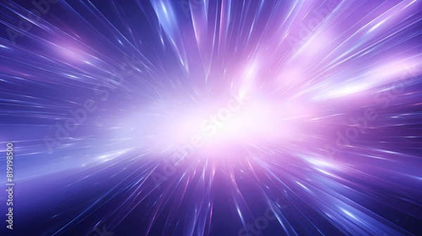 Fototapeta Soft Pastel Purple UV Rays Blurry Magical Background - Ethereal and Dreamy Design