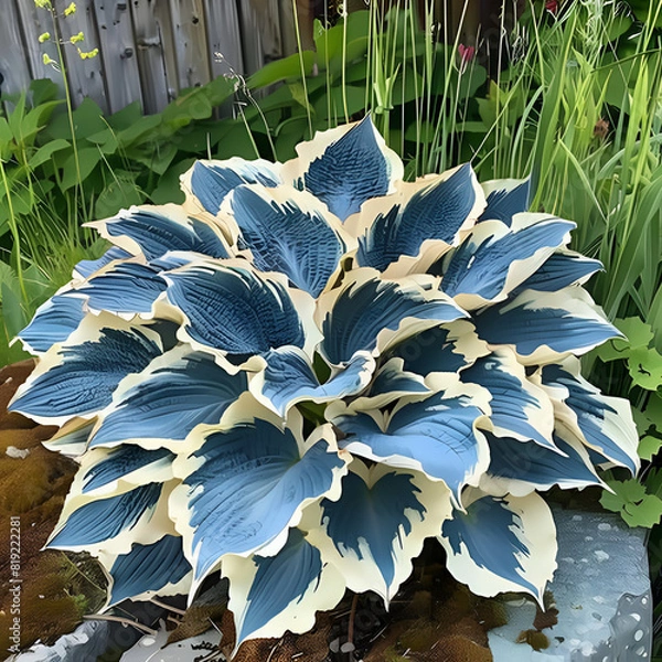 Fototapeta flowers in the garden AI generated 