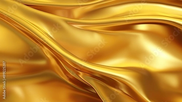 Obraz Golden Satin Texture background with some smoothy lines in it