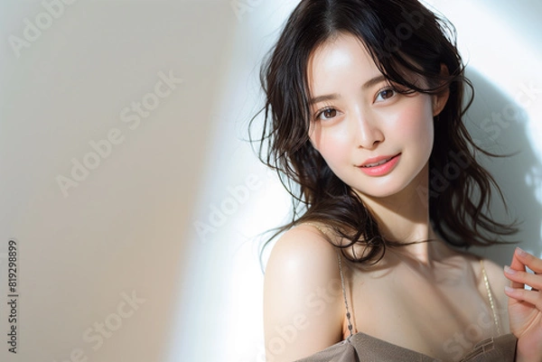 Obraz サマーファッションの女性